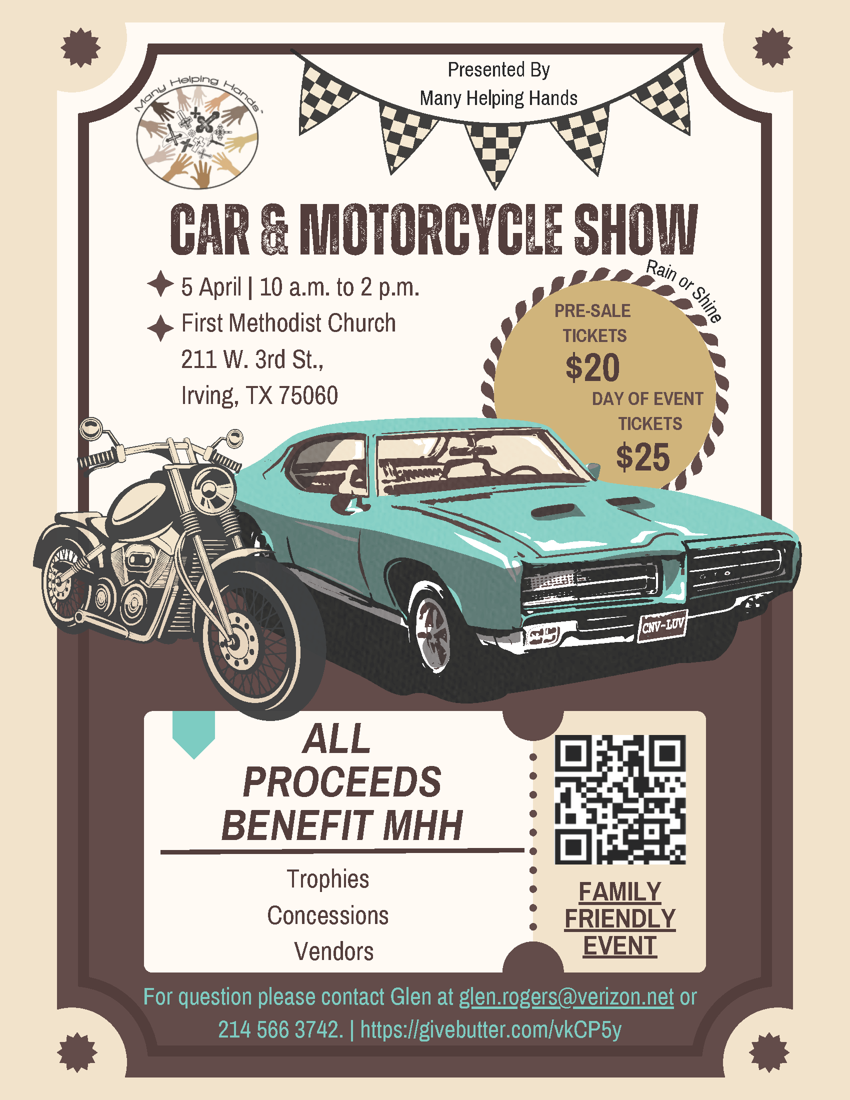 Car & Motorcycle Show Flier